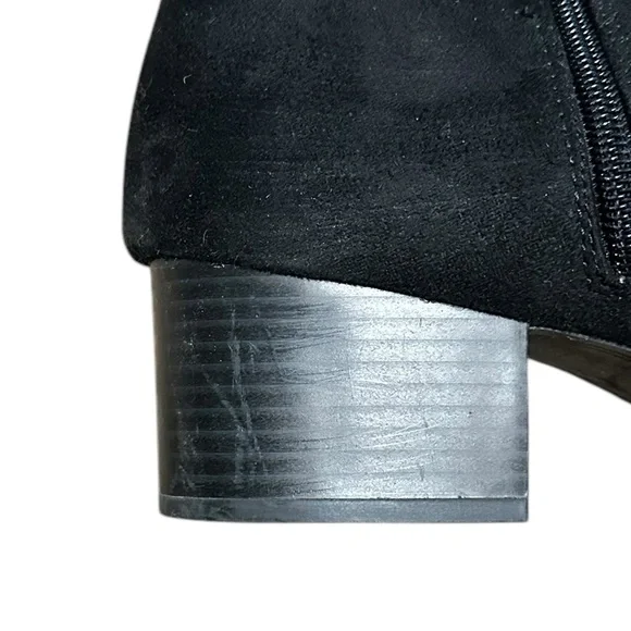 EXPRESS black knee high or slouch stretch fabric boots size 10 - Picture 3 of 6